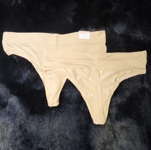 🩷Women's Tan Comfort Bliss Thong Duo XL or 10/12 NWT